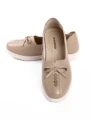 Pantofi Casual Dama din piele naturala 66-5 APRICOT | ADVANCER