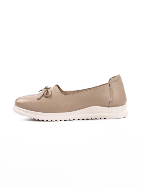 Pantofi Casual Dama din piele naturala 66-5 APRICOT | ADVANCER