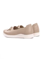 Pantofi Casual Dama din piele naturala 66-5 APRICOT | ADVANCER