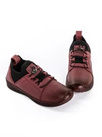 Pantofi Casual Dama din piele naturala 2051X WINE | ADVANCER