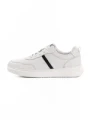 Pantofi Sport Barbati din piele naturala 56008 WHITE-BLACK | ADVANCER