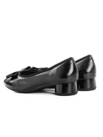 Pantofi cu Toc Gros 571-3 BLACK | ADVANCER