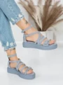 Sandale Dama cu Talpa Joasa 5H23 BLUE | MEI
