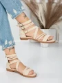 Sandale Dama cu Talpa Joasa 5HXS3 BEIGE | MEI