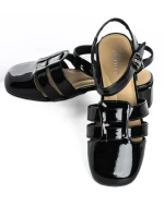 Pantofi cu Toc Gros 21161 BLACK | ADVANCER