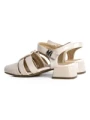 Pantofi cu Toc Gros 21161 CREAM | ADVANCER