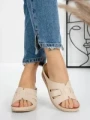Papuci Dama cu Talpa Joasa 5GZ33 NUDE | MEI