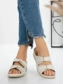 Papuci Dama cu Talpa Joasa 5GZ35 BEIGE | MEI