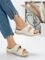 Papuci Dama cu Talpa Joasa 5GZ35 BEIGE | MEI