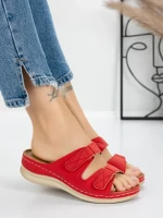 Papuci Dama cu Talpa Joasa 5GZ35 RED | MEI