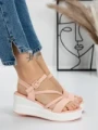 Sandale Dama cu Platforma 5LM1 PINK | MEI