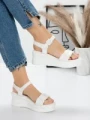 Sandale Dama cu Platforma 5LM2 WHITE | MEI