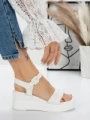 Sandale Dama cu Platforma 5LM2 WHITE | MEI