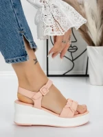 Sandale Dama cu Platforma 5LM2 PINK | MEI