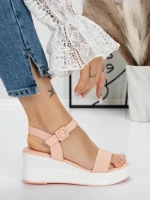 Sandale Dama cu Platforma 5LM5 PINK | MEI