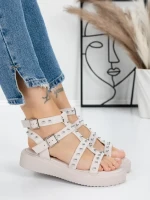 Sandale Dama cu Talpa Joasa 5H21 PINK | MEI