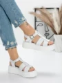 Sandale Dama cu Platforma 5GZ11 WHITE | MEI
