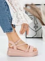 Sandale Dama cu Platforma 5H18 PINK | MEI