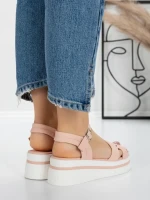 Sandale Dama cu Platforma 5HXS7 PINK | MEI