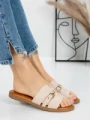 Papuci Dama cu Talpa Joasa 5PT8 BEIGE | MEI