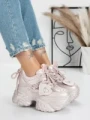 Pantofi Sport Dama cu Platforma 5SJN12 PINK | PANTOFUL