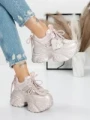 Pantofi Sport Dama cu Platforma 5SJN12 PINK | PANTOFUL