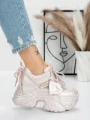 Pantofi Sport Dama cu Platforma 5SJN12 PINK | PANTOFUL