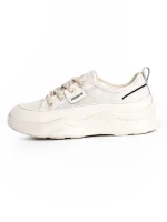 Pantofi Sport Dama din piele naturala 70099 CREAM | FRANCO GERARDO