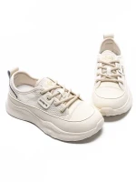 Pantofi Sport Dama din piele naturala 70099 CREAM | FRANCO GERARDO