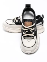 Pantofi Sport Dama din piele naturala 70136 BLACK | FRANCO GERARDO