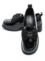 Pantofi Casual Dama din piele naturala TP2311-2 BLACK | ADVANCER