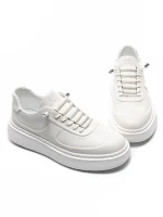 Pantofi Sport Barbati din piele naturala 1863 WHITE | ADVANCER