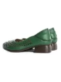 Pantofi cu Toc Gros 5889 GREEN | ADVANCER
