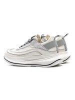 Pantofi Sport Dama din piele naturala 2228 CREAM-GREY | FRANCO GERARDO