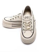 Pantofi Sport Dama din piele naturala 2066T CREAM | FRANCO GERARDO