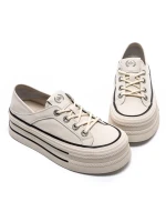 Pantofi Sport Dama din piele naturala 2066T CREAM | FRANCO GERARDO