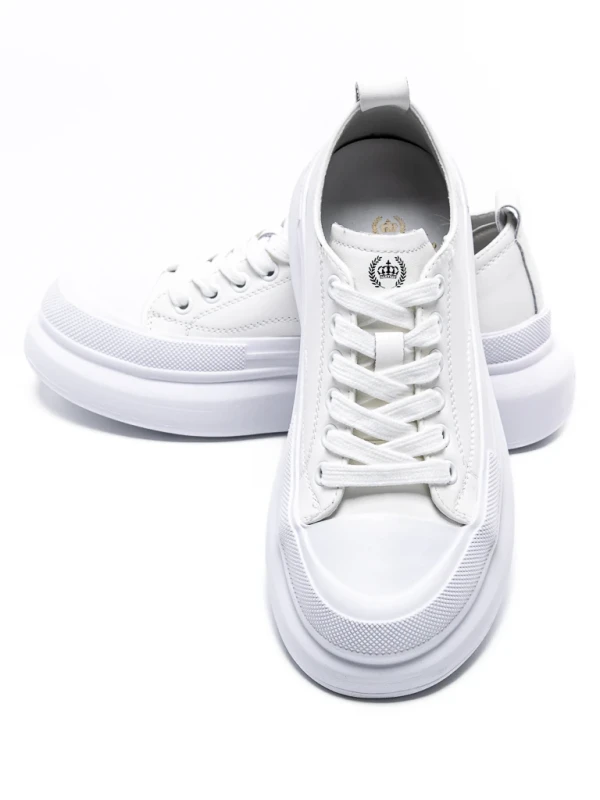 Pantofi Sport Dama din piele naturala 227802 WHITE | FRANCO GERARDO