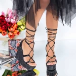 Sandale s platformom za žene XKK286A Crna | Mei