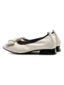 Balerini Dama din piele naturala 8561 CREAM | GALOP