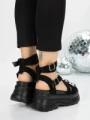 Sandale Dama cu Platforma 5WL55 BLACK | MEI