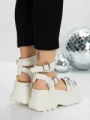 Sandale Dama cu Platforma 5WL55 WHITE | MEI