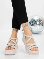 Sandale Dama cu Platforma 5H26 PINK | MEI