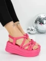 Sandale Dama cu Platforma 5H26 FUCHSIA | MEI