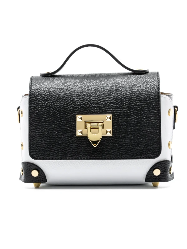 Genti Dama Din Piele Naturala GD32 BLACK-WHITE | FORSETI