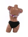 Costum de baie dama F335-1 ROZ-NEGRU | MEINA
