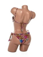 Costum de baie dama F663 LEOPARD-ROZ | MEINA