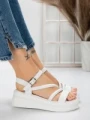 Sandale Dama cu Platforma 5HXS6 WHITE | MEI