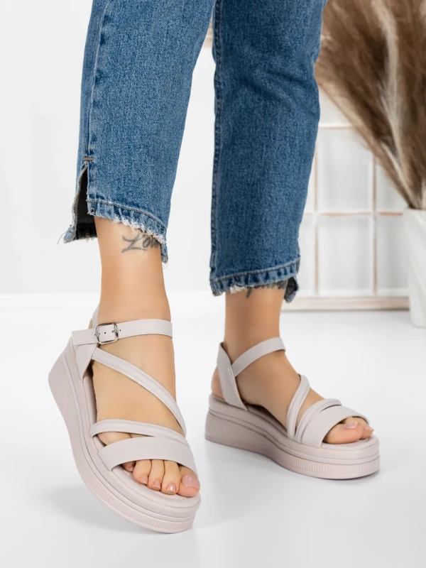 Sandale Dama cu Platforma 5HXS6 PINK | MEI