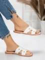 Papuci Dama cu Talpa Joasa 3AW307 WHITE | MEI