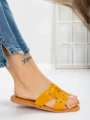 Papuci Dama cu Talpa Joasa 3AW307 YELLOW | MEI